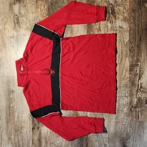 Spyder Red and Black Men's Shirt